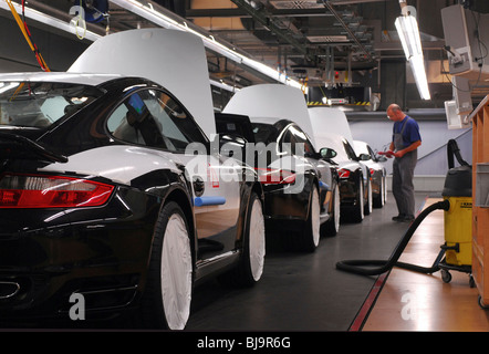 Herstellung von Porsche Carrera, Stuttgart, Deutschland Stockfoto