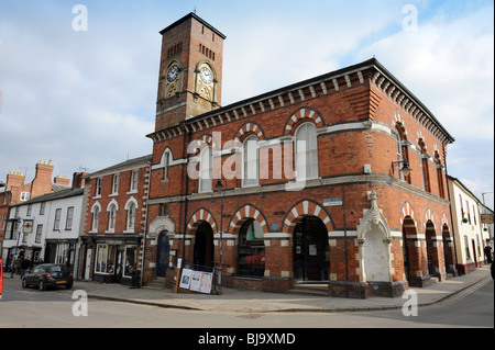 Breite Straße Presteigne Powys, Wales Uk Stockfoto