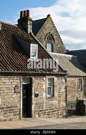 dh Andrew Carnegie Museum DUNFERMLINE FIFE Andrew Carnegie Geburtsort Cottage Museumsbau Heimat Schottland Stockfoto
