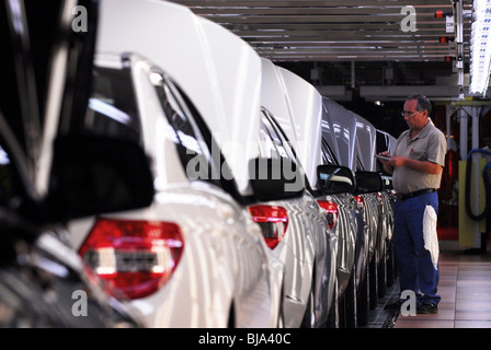 Automobilbau, Sindelfingen, Deutschland Stockfoto