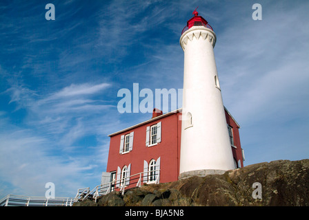 Fisgard Leuchtturm in Victoria, South Vancouver Island Stockfoto