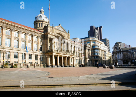 Die Gemeindeverwaltung in Victoria Square, Birmingham, West Midlands. Stockfoto