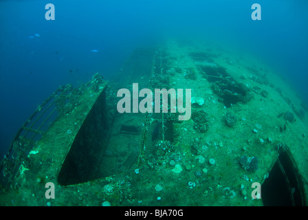 Obersten Backbord aus Salem Express Wrack aus Safaga Stockfoto