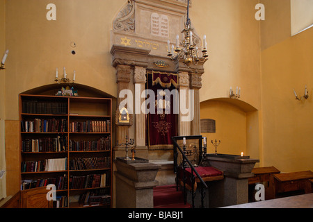 Historisches Viertel Kazimierz, Remuh-Synagoge und Friedhof, ehemaligen jüdischen Viertel, Krakau, Krakau, Polen Stockfoto