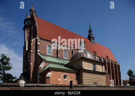 Historisches Viertel Kazimierz, Corpus Christi Kirche, ehemalige jüdische Viertel, Krakau, Krakau, Polen Stockfoto