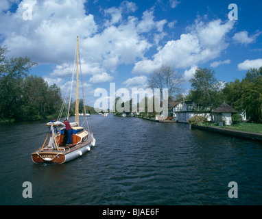 Fluß Bure, horning, Norfolk Broads, england Stockfoto