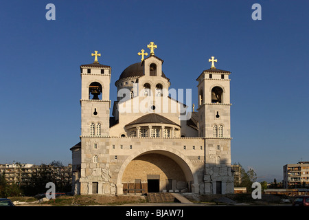 Podgorica, Kathedrale der Auferstehung Christi, serbisch-orthodoxen Kirche Metropolitanate von Montenegro, Montenegro Stockfoto