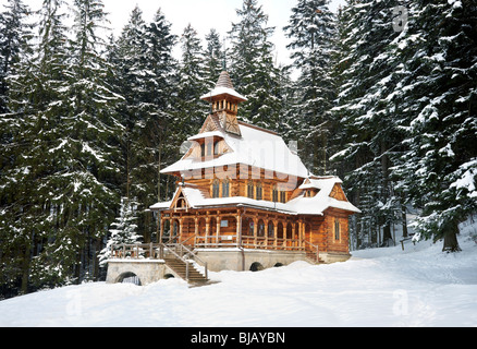 Die alte Jaszczurowka-Kapelle in Zakopane, Tatra-Gebirge, Polen Stockfoto