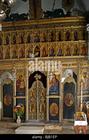 Cetinje, Cetinje Kloster, 18. Jahrhundert, Ikonostase, Montenegro Stockfoto
