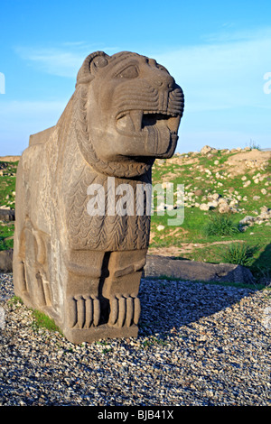 Neo-Hittite-Tempel der Ishtar (10.-9. Jh. v. Chr.), Ain Dara, Syrien Stockfoto