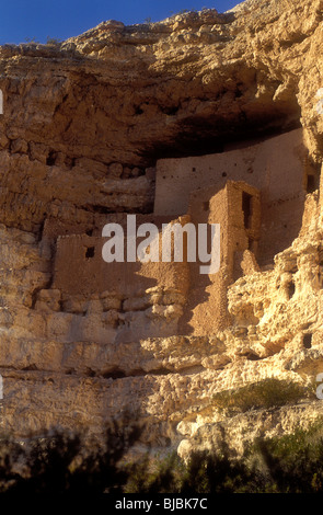 Anasazi Klippe Wohnung Montezuma Castle in Arizona USA Stockfoto