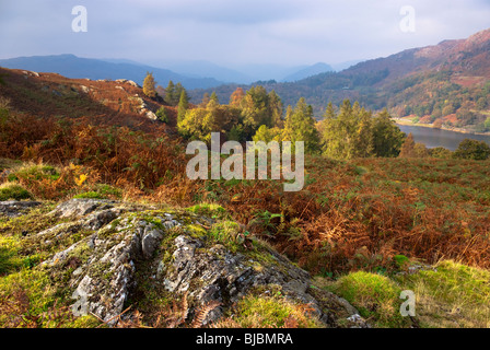 Blick vom Loughrigg fiel im Herbst, Lake District National Park Stockfoto