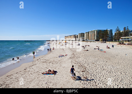 Glenelg Beach, South Australia Stockfoto