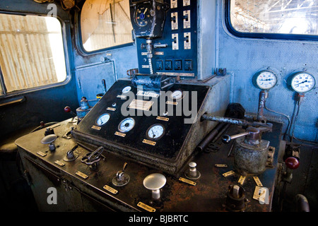 Mechanische Werkstatt, eritreischen Eisenbahn von Asmara nach Massawa, Eritrea Stockfoto