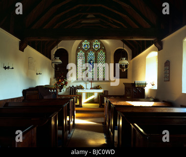 Wiggonholt Kirchenraum, West Sussex, UK Stockfoto