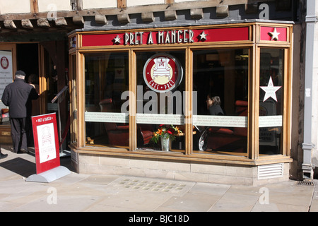 Pret A Manger eine Sandwich-Einzelhandelskette mit in Großbritannien Sitz Stockfoto