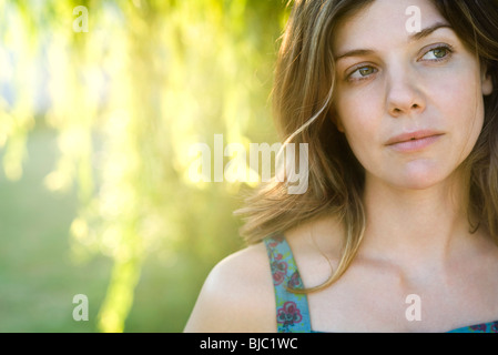 Junge Frau, Porträt Stockfoto