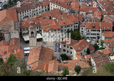 Kotor, Altstadt, Kathedrale St. Tryphon, 1166, Montenegro Stockfoto