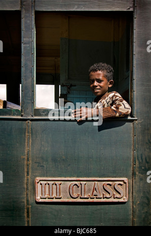 Eritreische Eisenbahn, von Asmara nach Massawa, Eritrea Stockfoto