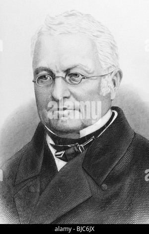 Adolphe Thiers (1797-1877) auf Gravur aus den 1800er Jahren. Französischer Politiker und Historiker. Stockfoto