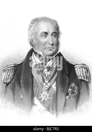 Charles John Napier (1786-1860) auf Gravur aus den 1800er Jahren. Schottische Marineoffizier. Stockfoto