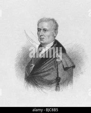 Dudley Ryder, 1. Earl von Harrowby (1762-1847) auf Gravur aus den 1800er Jahren. Stockfoto