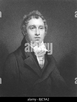 David Brewster (1781-1868) auf Gravur aus den 1800er Jahren. Schottischer Mathematiker, Physiker, Astronom, Erfinder und Schriftsteller. Stockfoto