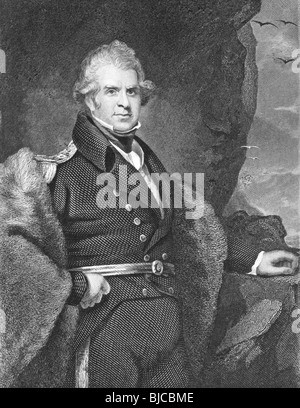 John Ross (1777-1856) auf Gravur aus den 1800er Jahren. Schottische Konteradmiral und Polarforscher. Stockfoto