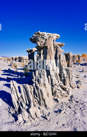 Feinen Sand Tufas am südlichen Ufer des Mono Lake, Mono Basin National Scenic Area, Kalifornien Stockfoto