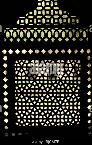 Humayun Mausoleum in Delhi, Indien, Isa Khan Niyazi Grab komplexe, Anlage wurde 1993 zum UNESCO-Weltkulturerbe erklärt. Stockfoto