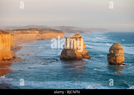 Zwei Felsen der zwölf Apostel, Port Campbell National Park, Victoria, Australia Stockfoto