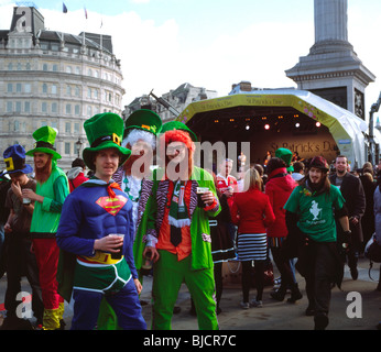 St Patricks Tagesparade London 2010 Stockfoto