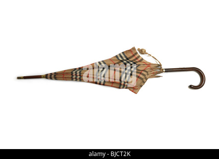 Ein Burberry's Regenschirm Nova Check Design Stockfoto