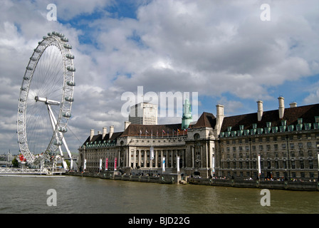 London Eye; London; Großbritannien-Vereinigtes Königreich-England Stockfoto