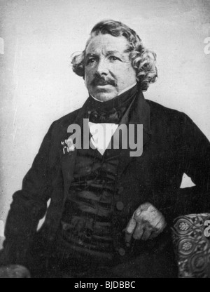 LOUIS DAGUERRE (1787-1851) französische fotografische Erfinder und Maler Stockfoto