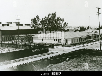 METRO STUDIOS im 6300 Romaine, Hollywood, ca. 1920, bevor Metro Goldwyn und Mayer zusammengeführt Stockfoto