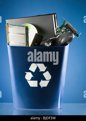 Recycling von Computer-Teile. Stockfoto