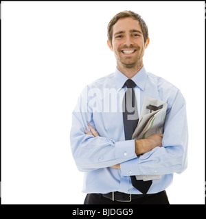 Mann lächelnd Stockfoto