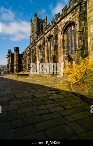 Der Priory-Kirche, Lancaster, England - voller name "Kirche der seligen Maria Lancaster" Stockfoto