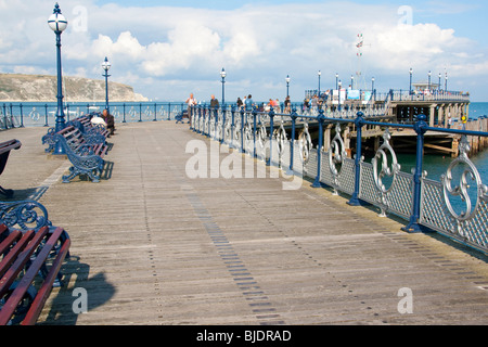 Swanage Pier, Dorset, England Stockfoto