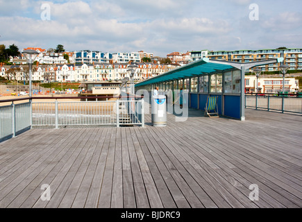 Auf Boscombe Pier, Dorset England UK Stockfoto