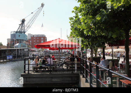 Gunwharf Quays, Portsmouth, Hampshire, England Stockfoto