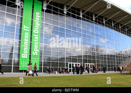 CeBIT 2010, weltweit größte Computer-Expo, Halle 2. Der Bundesrepublik Deutschland, Niedersachsen, Hannover, der CeBit der Welt Stockfoto