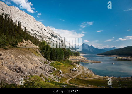 Abraham Lake - Jasper Nationalpark, Alberta - Kanada Stockfoto