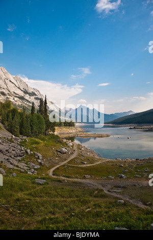 Abraham Lake - Jasper Nationalpark, Alberta - Kanada Stockfoto