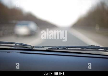 Autobahn, Deutschland. Stockfoto