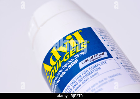 Advil - Relief Schmerztabletten (USA) Stockfoto