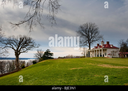 Mount Vernon, Heimat von George Washington in Mount Vernon, Virginia, USA Stockfoto