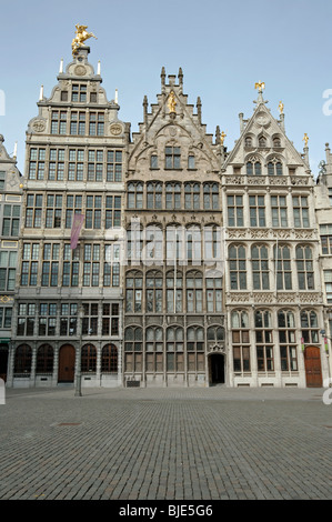 Historischen Marktplatz oder Stadtplatz im Zentrum von Antwerpen (Belgien) Stockfoto