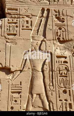 Ägypten-Luxor-Karnak-Tempel Stockfoto